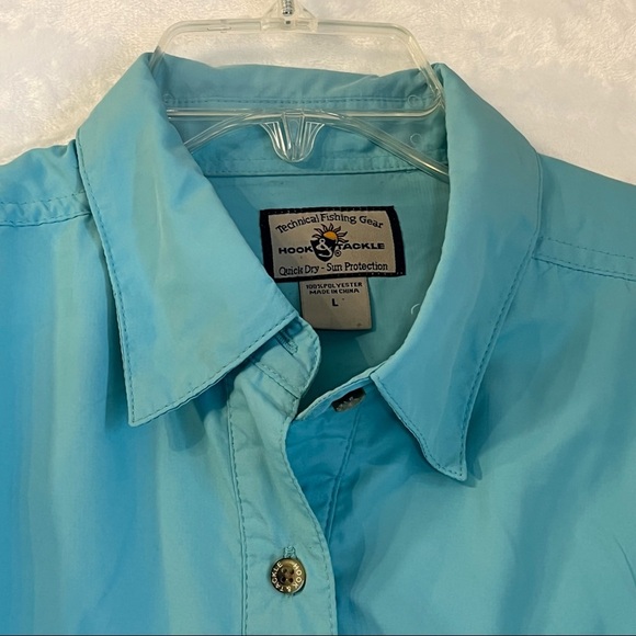 Hook And Tackle Womens L Technical Fishing Gear Quick Dry Sun Protection Vented - Picture 3 of 8